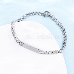 Браслеты из звеньевой цепи из нержавеющей стали 304&nbsp;BJEW-A032-06P