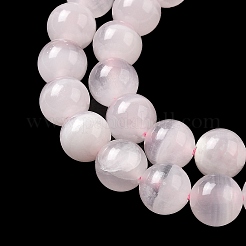 Бусы из натурального розового кальцита&nbsp;G-Z103-A01-8mm