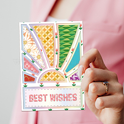 Прямоугольные трафареты для штампов из углеродистой стали DIY-WH0309-1637