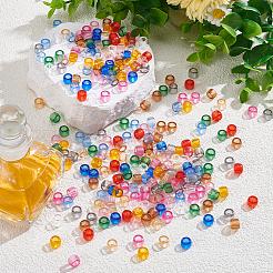 550pcs 11 Farben transparente europäische Acrylperlen&nbsp;OACR-SP0002-22