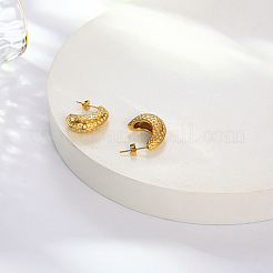 Boucles d'oreilles à tige en acier inoxydable 304&nbsp;OQ6832-02