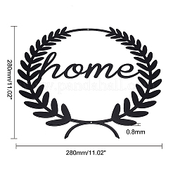 Décorations murales de guirlande de fer&nbsp;IFIN-WH0053-35