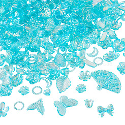 182шт 100г прозрачные акриловые бусины&nbsp;OACR-TA0003-69A