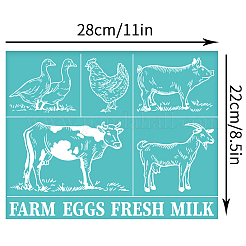 Самоклеящийся трафарет для шелкографии DIY-WH0338-152