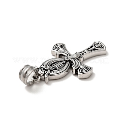 Подвески из нержавеющей стали 304 в тибетском стиле&nbsp;STAS-G275-04AS