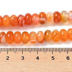 Натуральные полосатые агатовые бусы&nbsp;G-F790-I01-01L