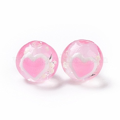 Светящийся лэмпворк ручной работы с эмалевыми бусинами&nbsp;LAMP-P058-02F