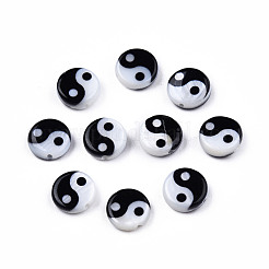 Бусины с принтом из натуральных пресноводных ракушек SHEL-N026-207B-01