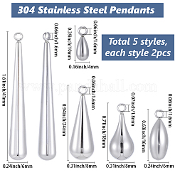 10 pendentif en acier inoxydable 304&nbsp;STAS-SC0020-81