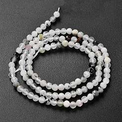 Бусины из натурального радужного лунного камня G-RM2025-A15-3mm