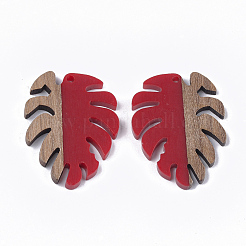 Pendenti in resina e legno di noce&nbsp;RESI-S358-57J