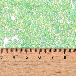 Perles de rocaille rondes en verre transparent&nbsp;X1-SEED-B001-05A-06