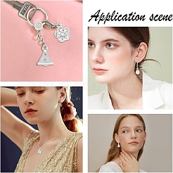 Подвески из сплава смешанной формы&nbsp;ZIRC-SC0001-04P