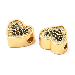 Латунные микро проложить кубического циркония бусы KK-I705-11G