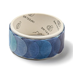 Круглые клейкие декоративные бумажные ленты&nbsp;LS-DIY-M052-01E