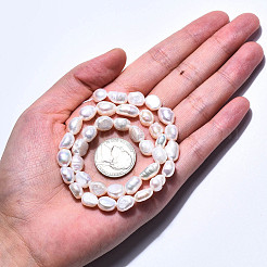 Нити из натурального культивированного пресноводного жемчуга PEAR-N014-07F