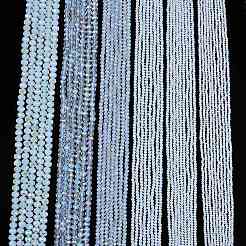 Стеклянные бусины с гальваническим покрытием &nbsp;X-EGLA-A044-J6mm-L06