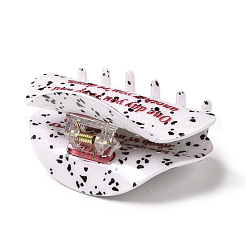 Бабочка узор пвх коготь заколки для волос PHAR-M013-02C