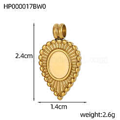 Colgantes de acero inoxidable 304&nbsp;STAS-OY015-82G