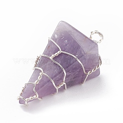 Природные и синтетические Gemstone подвески PALLOY-JF01470