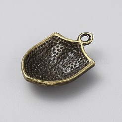 聖書をテーマにしたチベット風の合金ペンダント  21x14x5mm  穴：1.6mm&nbsp;FIND-WH20008-27F-AB
