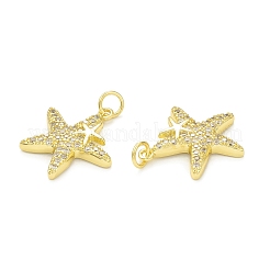 Покрытие стойки латунь микропаве прозрачные подвески из кубического циркония&nbsp;KK-C011-09G