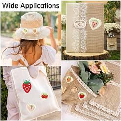 30 шт. 6 стиля сердца компьютерная вышивка ткань приклеиваемые/пришивные нашивки&nbsp;DIY-CJ0003-17