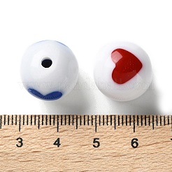 Непрозрачные акриловые бусины OACR-Z027-06