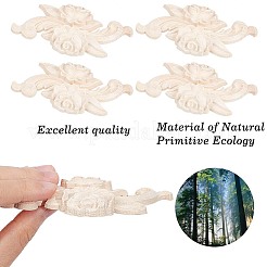 Holz geschnitzte Applikationen&nbsp;DIY-WH0032-28