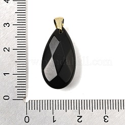 Natürlichen Obsidian Anhänger&nbsp;G-C282-02E