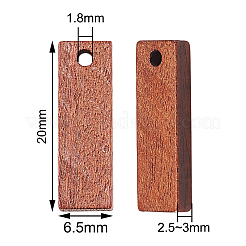 Подвески из орехового дерева 20шт WOOD-CJ0001-25