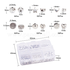 300 шт. 6 стиля бусины из сплава в тибетском стиле&nbsp;TIBE-YW0001-24