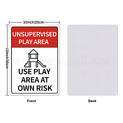 Уф-защищенный и водонепроницаемый алюминиевый предупреждающие знаки AJEW-WH0111-H18