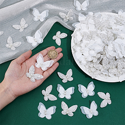 40 stücke 2 arten polyester spitze schmetterling ornament zubehör&nbsp;FIND-NB0007-12