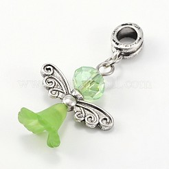 Прекрасное свадебное платье ангел сплав европейский болтаться большие отверстия подвески PALLOY-JF00003