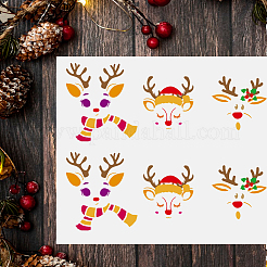 Пластиковые выдолбленные шаблоны трафаретов для рисования DIY-WH0396-863