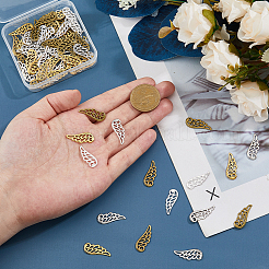 80 шт. 4 цвета подвески из сплава в тибетском стиле&nbsp;TIBEP-DC0001-37