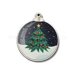 Деревянные подвески с односторонним принтом WOOD-H102-02H