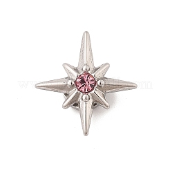 Pendientes de clip con forma de estrella y rhinestone&nbsp;EJEW-B116-01P-03