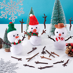 240шт 6 стиля смоляных рук снеговика DIY-GA0008-15