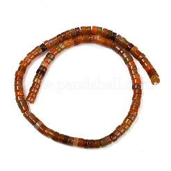 Окрашенные естественный агат бисер пряди&nbsp;G-U030-B01-06