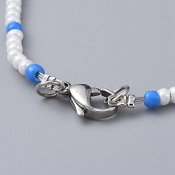 Стекла семян бисера ожерелья NJEW-JN02596