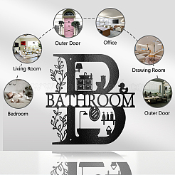 Железные настенные художественные украшения HJEW-WH0067-379