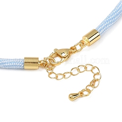 Изготовление ожерелий из круглого нейлонового хлопкового шнура диаметром 4 мм NJEW-C106-02G-14