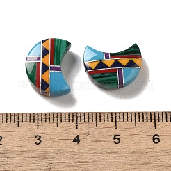 Собранные лунные бусины из синтетической бирюзы G-B059-03