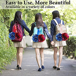 Stoff-Pom-Pom-Halter für Cheer-Rucksack&nbsp;AJEW-WH20042-69B