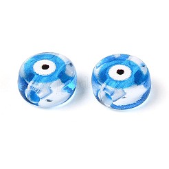 Perles acryliques transparentes imprimées&nbsp;TACR-T030-22C