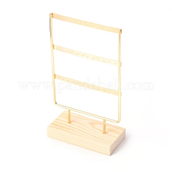 Трехслойный дисплей железной серьги&nbsp;DIY-I047-06A