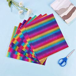 8 шт. 8 стильные водонепроницаемые ПВХ виниловые лазерные радужные наклейки DIY-SZ0003-64