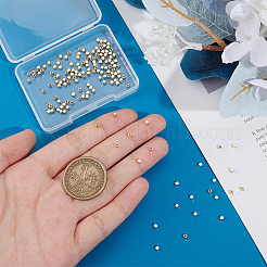 150 шт. 201 бусины из нержавеющей стали STAS-UN0059-29